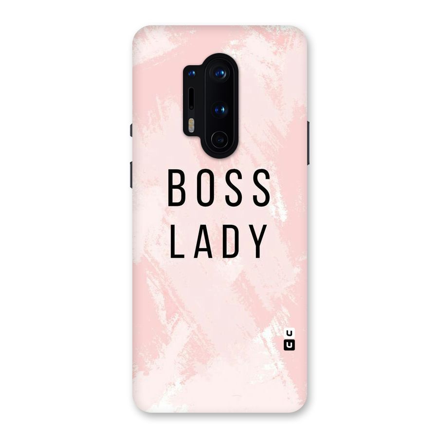 Boss Lady Pink Back Case for OnePlus 8 Pro