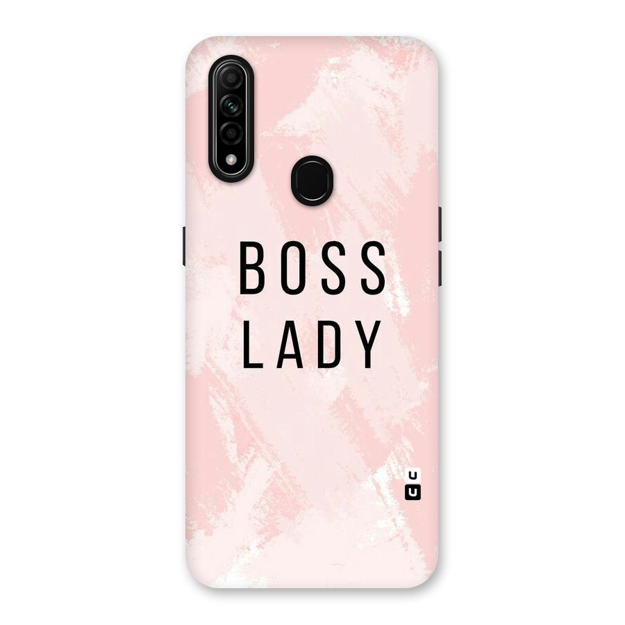 Boss Lady Pink Back Case for Oppo A31