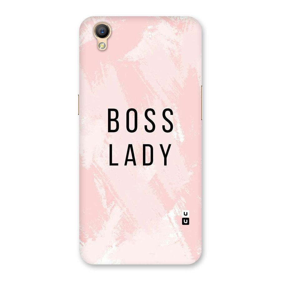 Boss Lady Pink Back Case for Oppo A37
