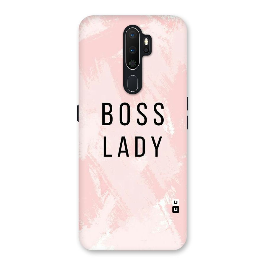 Boss Lady Pink Back Case for Oppo A5 (2020)