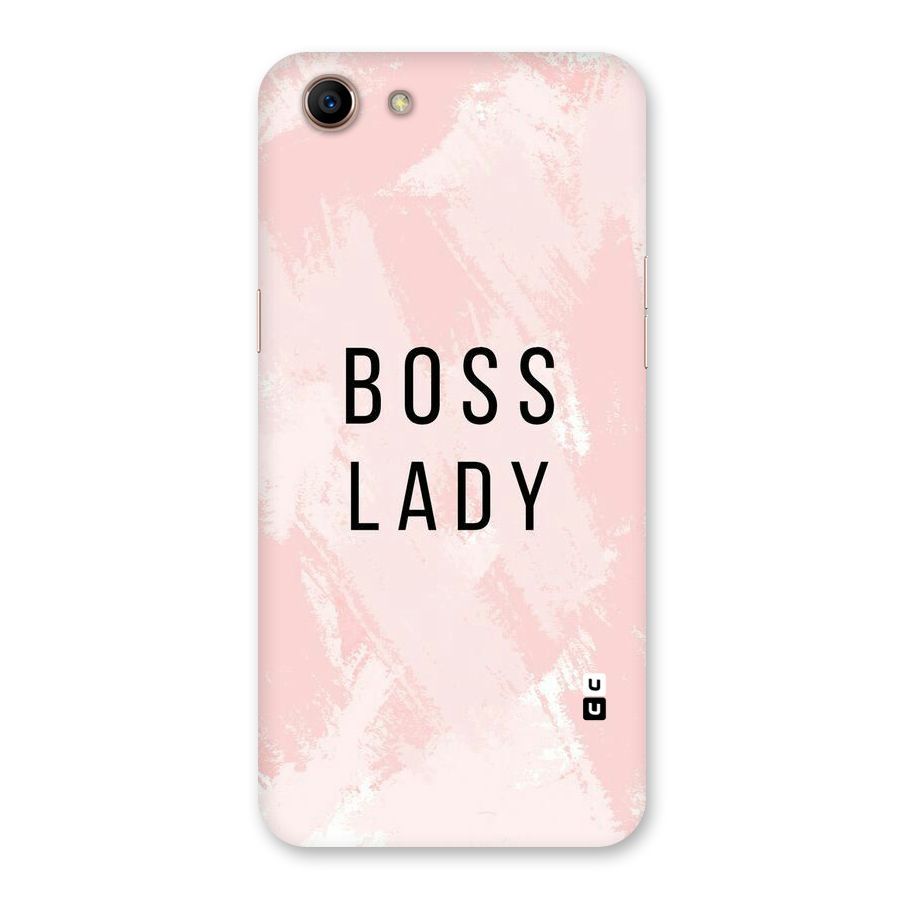 Boss Lady Pink Back Case for Oppo A83 (2018)