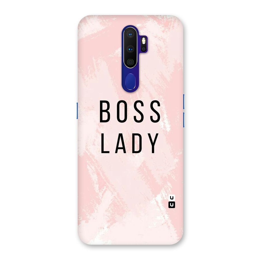 Boss Lady Pink Back Case for Oppo A9 (2020)