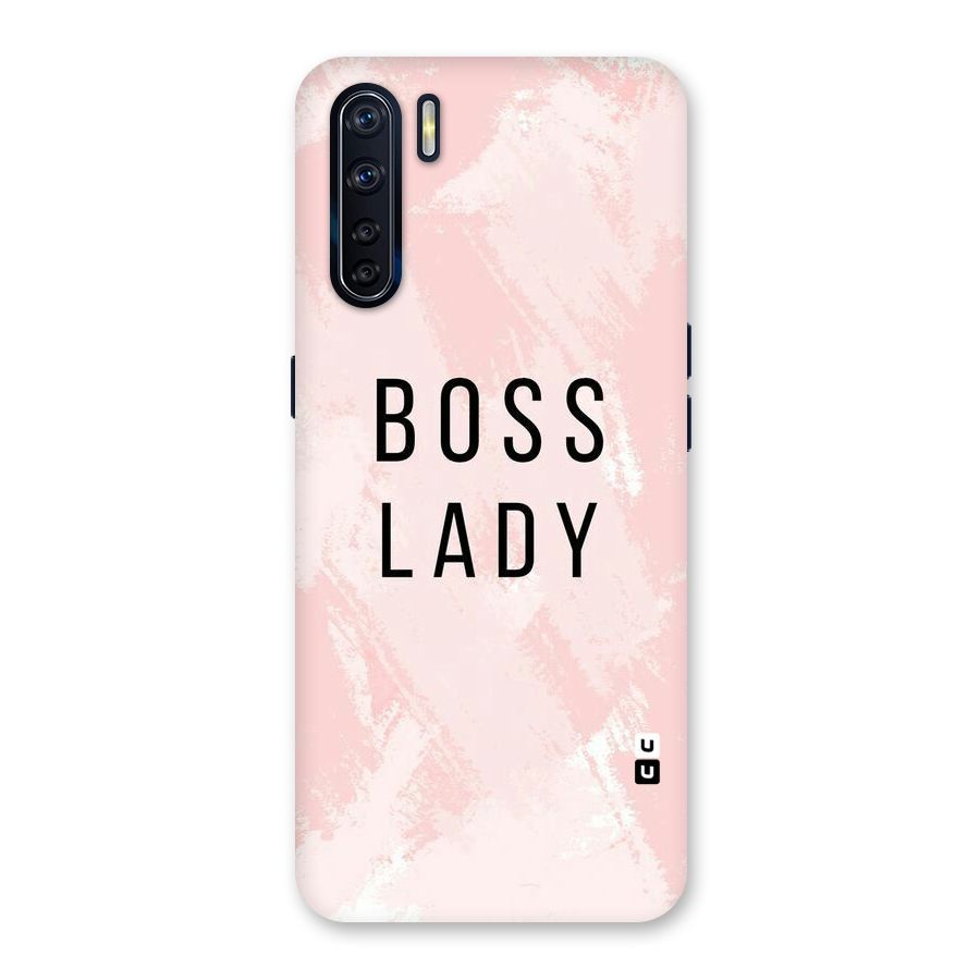 Boss Lady Pink Back Case for Oppo F15