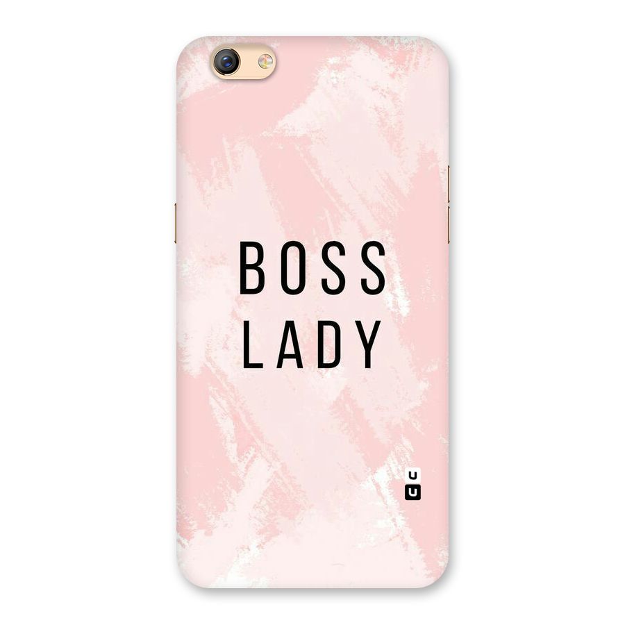 Boss Lady Pink Back Case for Oppo F3 Plus