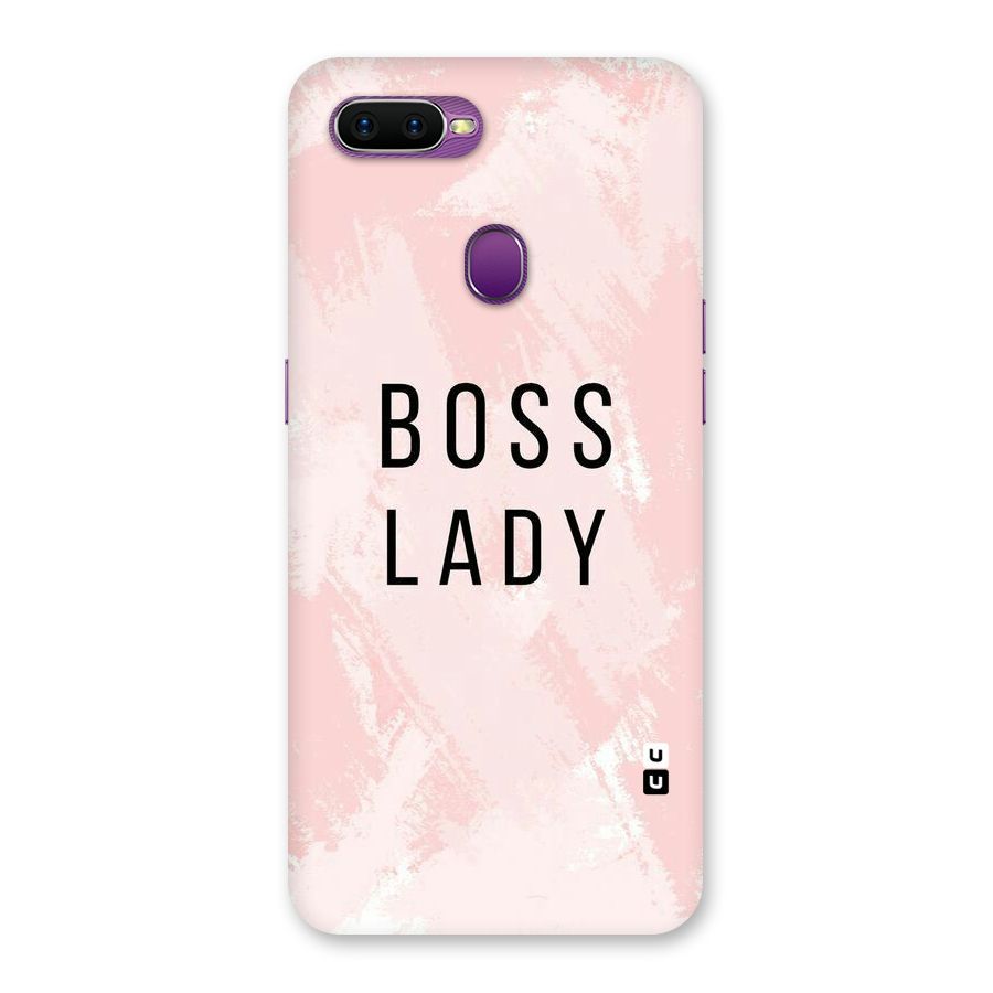Boss Lady Pink Back Case for Oppo F9
