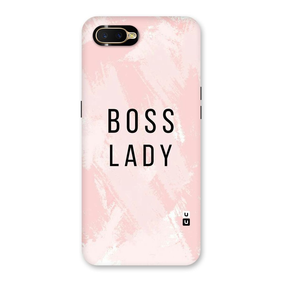 Boss Lady Pink Back Case for Oppo K1