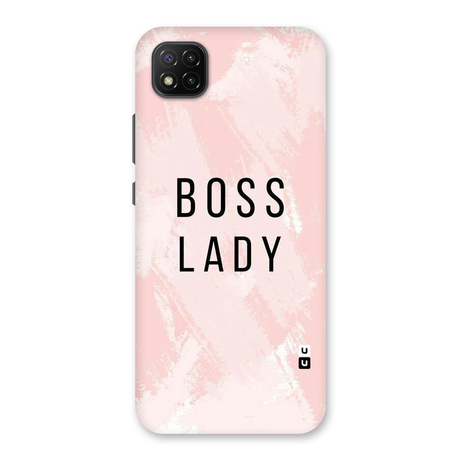 Boss Lady Pink Back Case for Poco C3