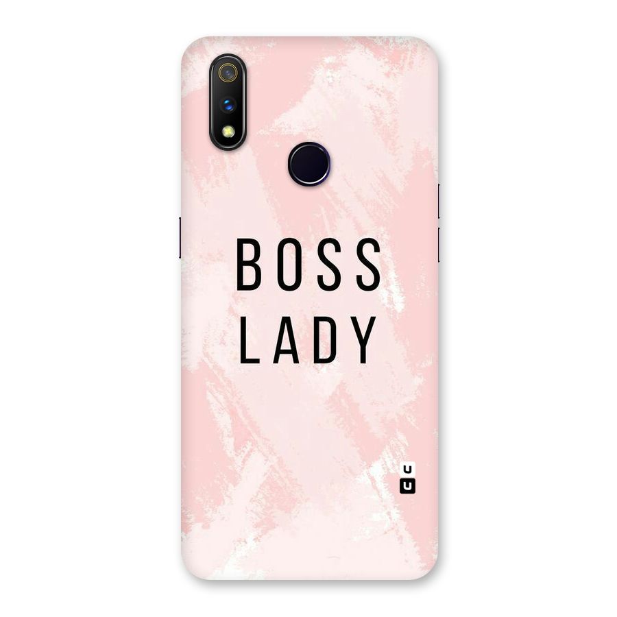 Boss Lady Pink Back Case for Realme 3 Pro