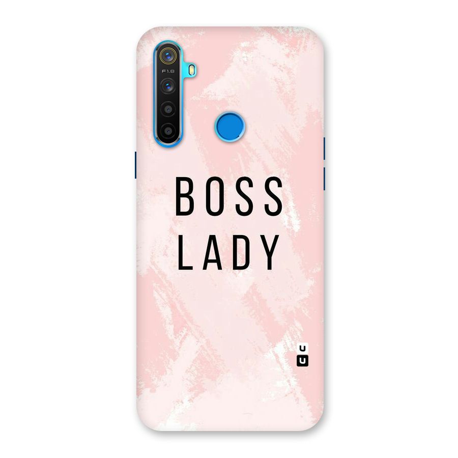 Boss Lady Pink Back Case for Realme 5