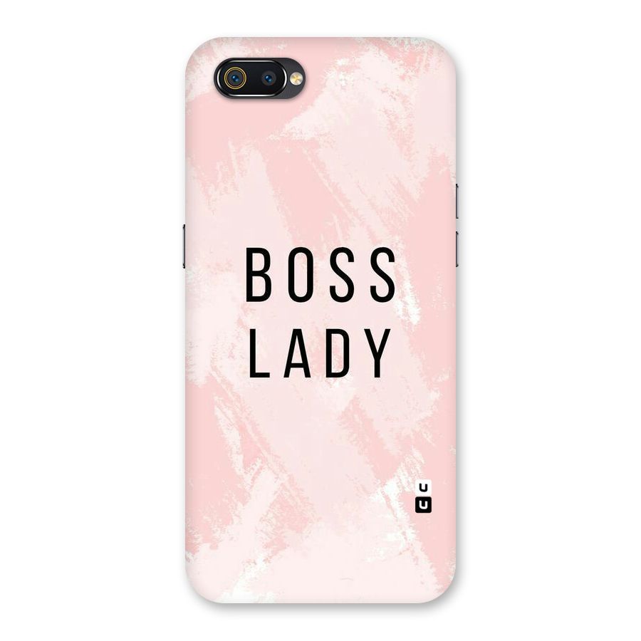Boss Lady Pink Back Case for Realme C2