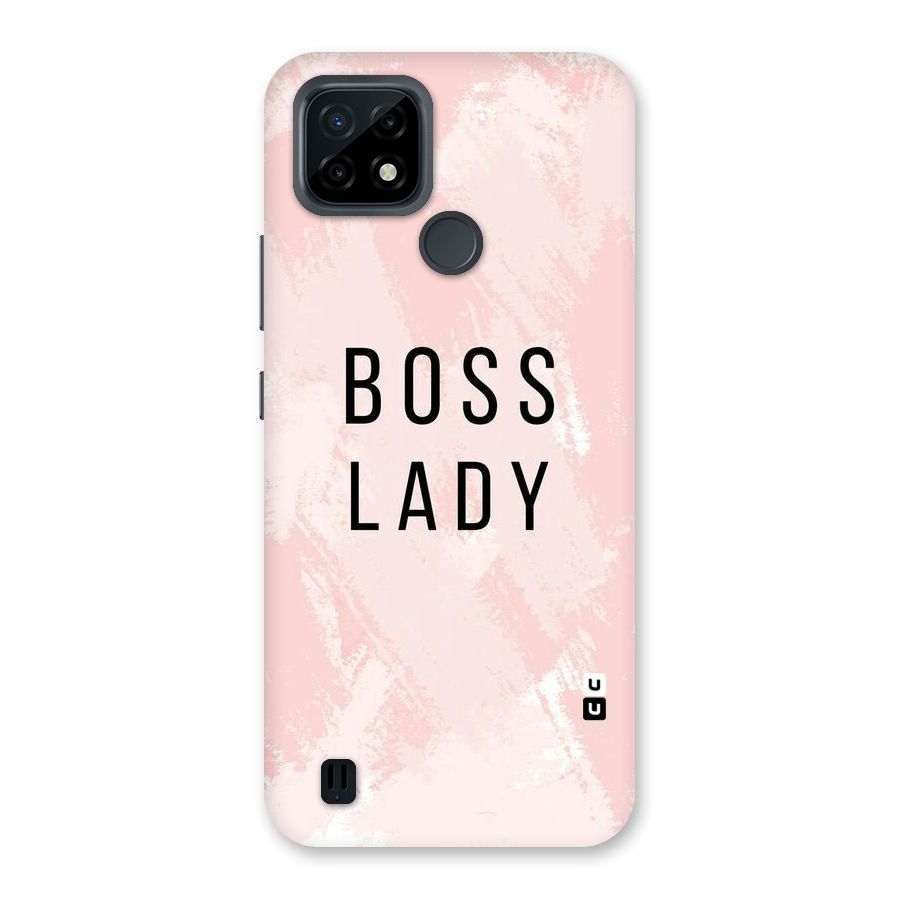 Boss Lady Pink Back Case for Realme C21
