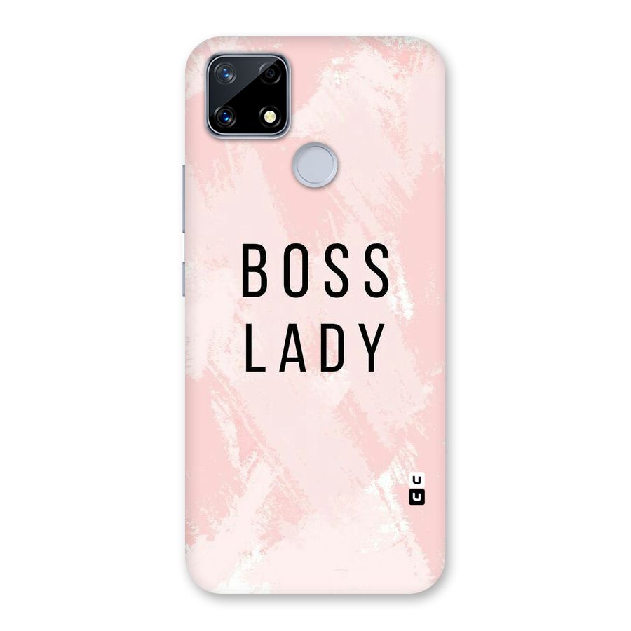 Boss Lady Pink Back Case for Realme Narzo 20