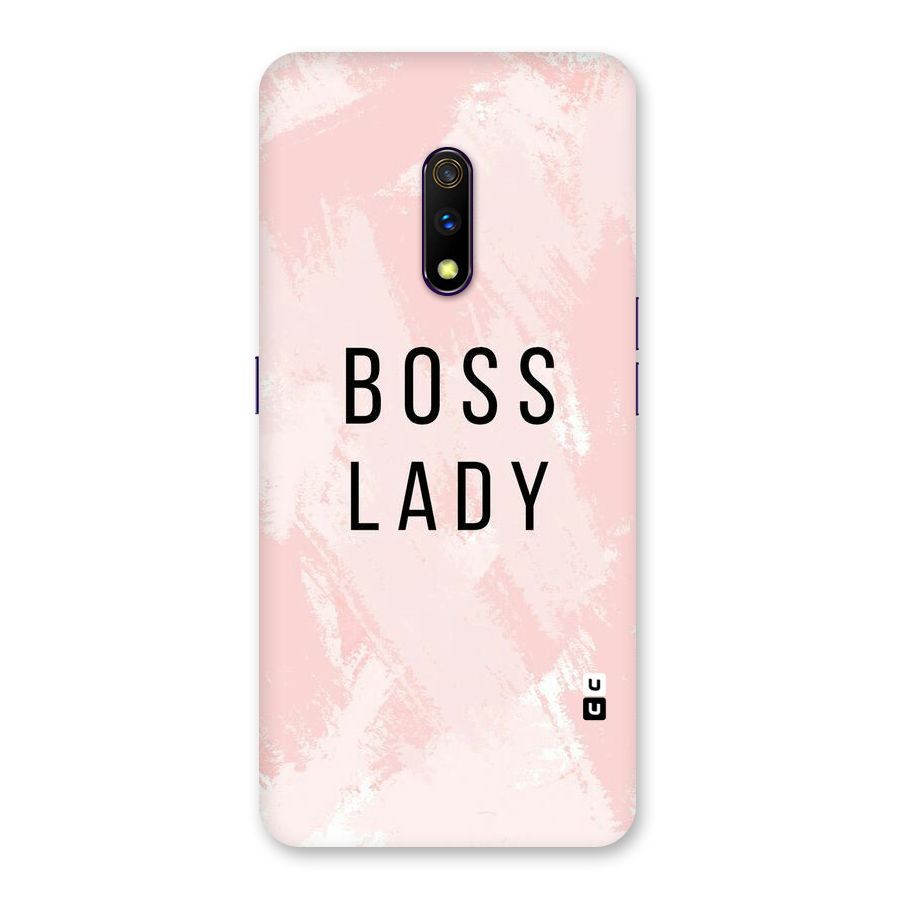 Boss Lady Pink Back Case for Realme X