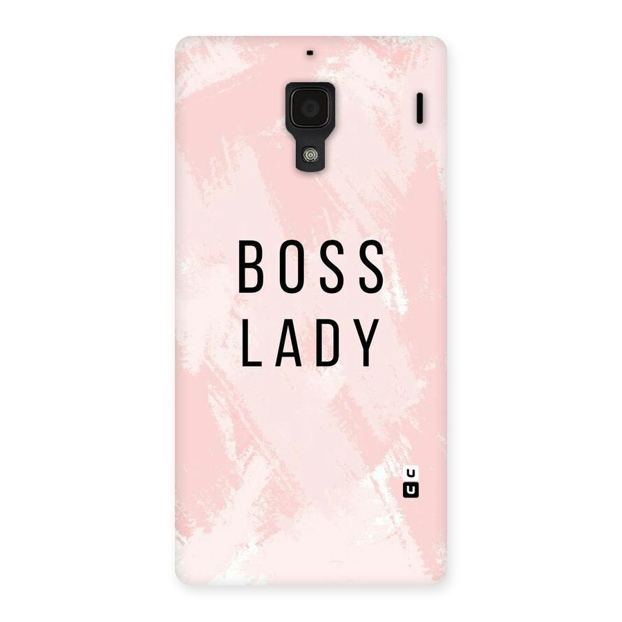 Boss Lady Pink Back Case for Redmi 1S