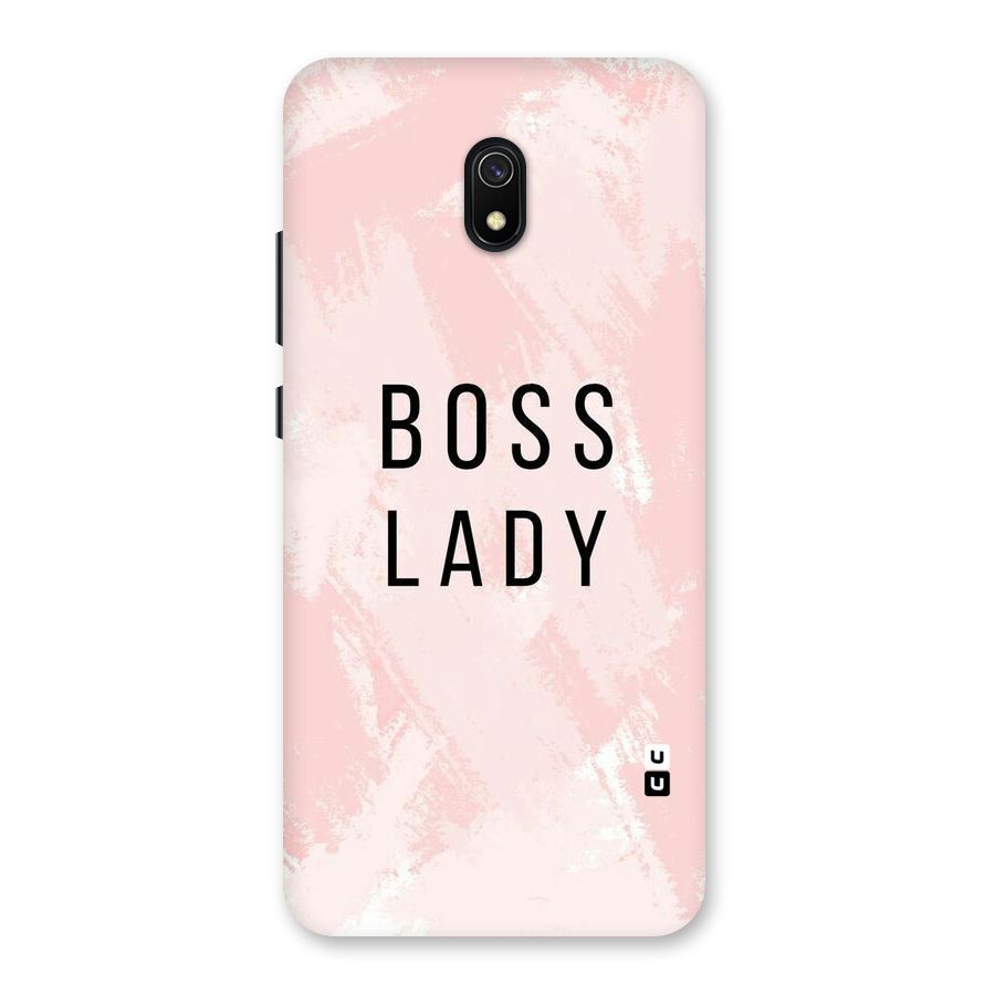 Boss Lady Pink Back Case for Redmi 8A