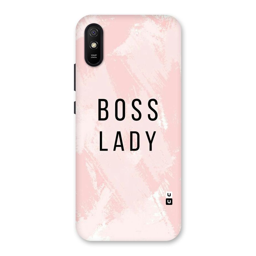 Boss Lady Pink Back Case for Redmi 9A