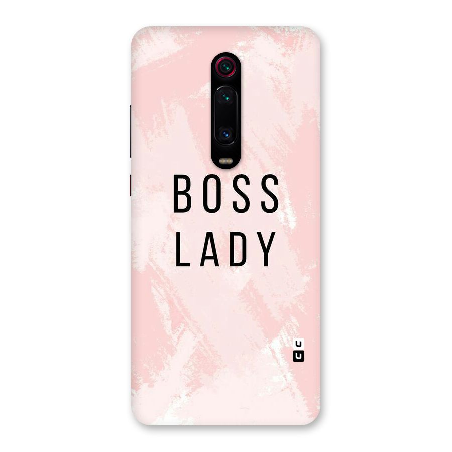 Boss Lady Pink Back Case for Redmi K20 Pro