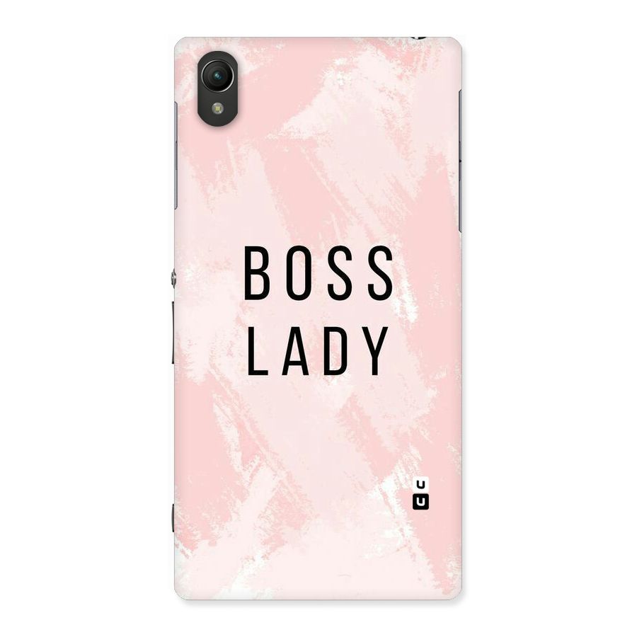 Boss Lady Pink Back Case for Sony Xperia Z1