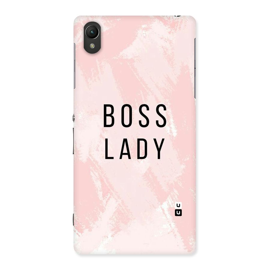 Boss Lady Pink Back Case for Sony Xperia Z2