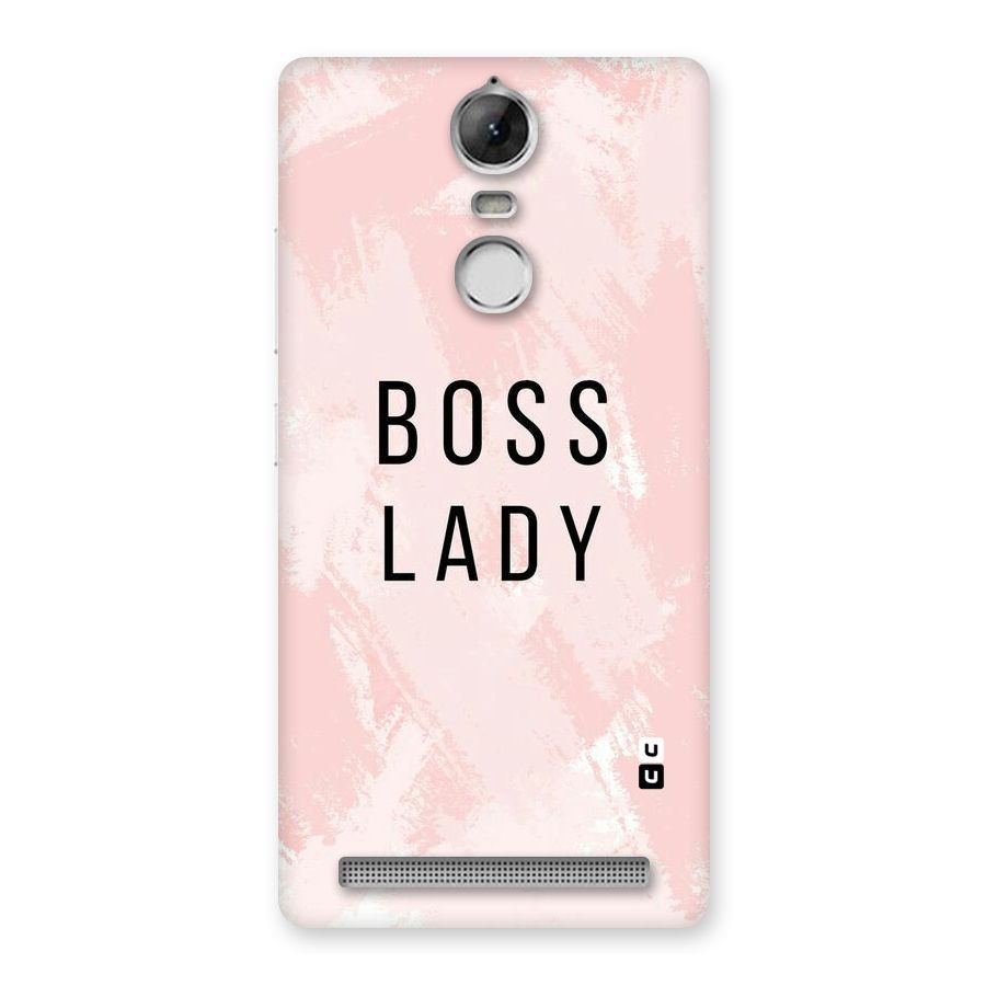 Boss Lady Pink Back Case for Vibe K5 Note