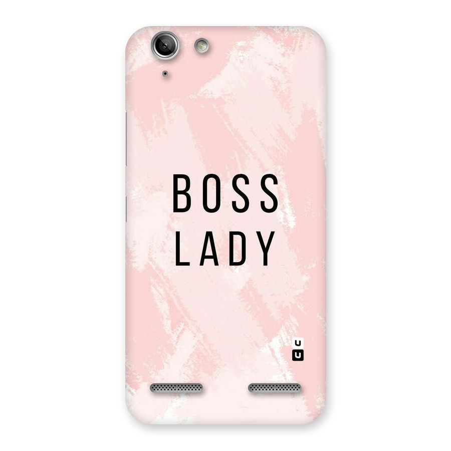 Boss Lady Pink Back Case for Vibe K5 Plus