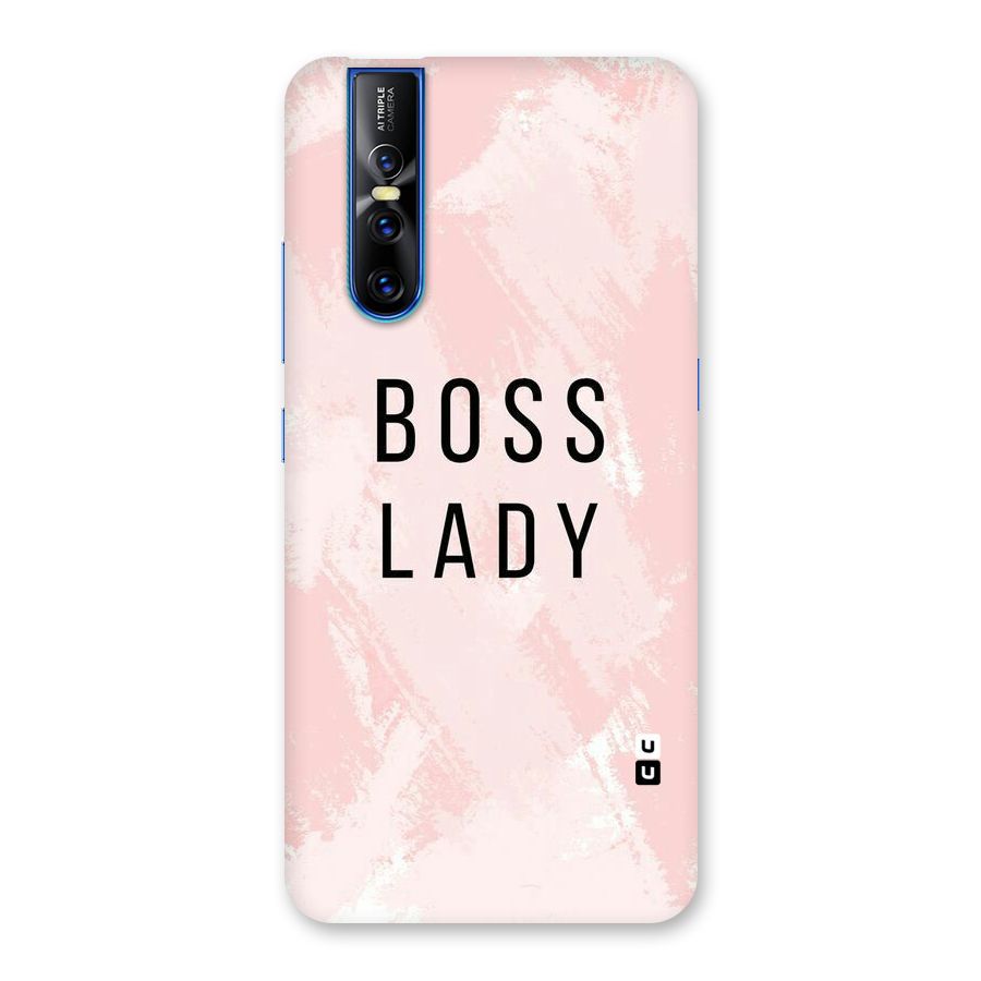 Boss Lady Pink Back Case for Vivo V15 Pro