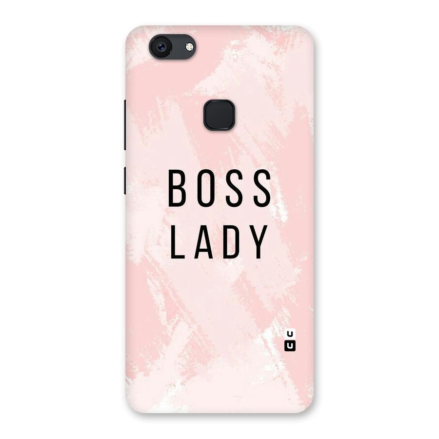 Boss Lady Pink Back Case for Vivo V7 Plus