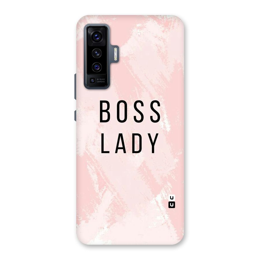 Boss Lady Pink Back Case for Vivo X50