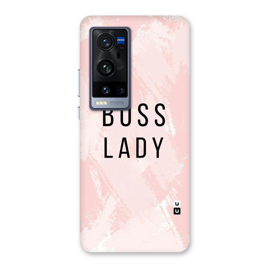 Boss Lady Pink Back Case for Vivo X60 Pro Plus