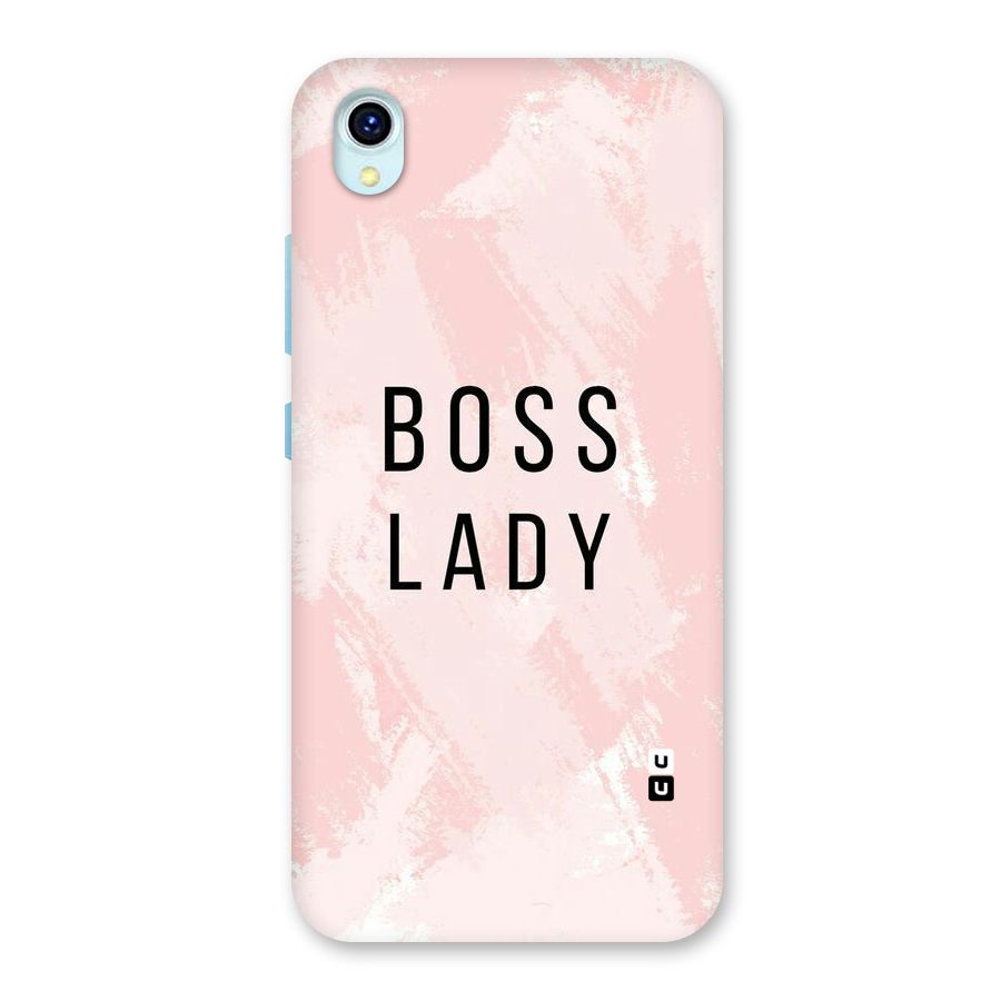 Boss Lady Pink Back Case for Vivo Y1s