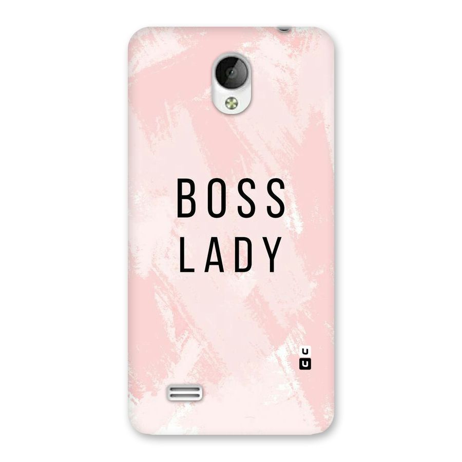 Boss Lady Pink Back Case for Vivo Y21