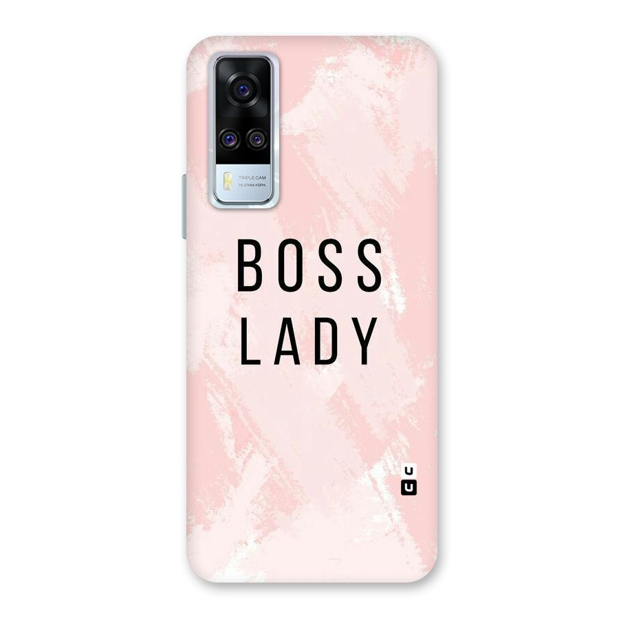 Boss Lady Pink Back Case for Vivo Y31