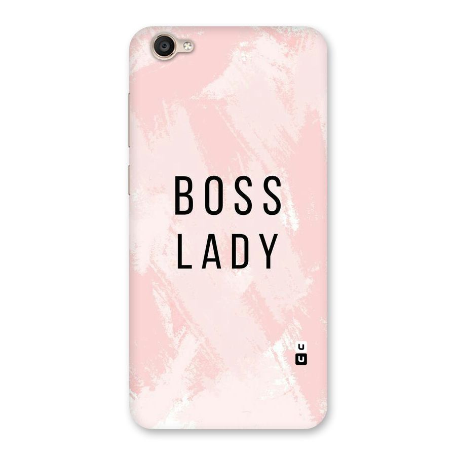 Boss Lady Pink Back Case for Vivo Y55s