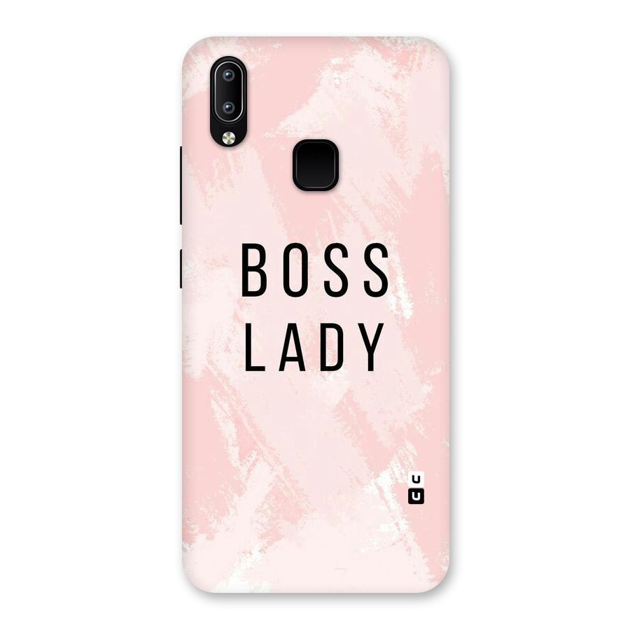 Boss Lady Pink Back Case for Vivo Y95
