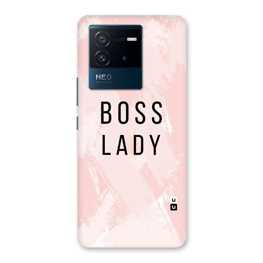 Boss Lady Pink Back Case for Vivo iQOO Neo 6 5G