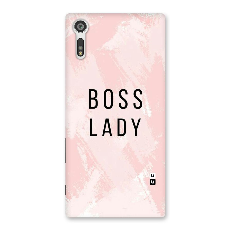 Boss Lady Pink Back Case for Xperia XZ