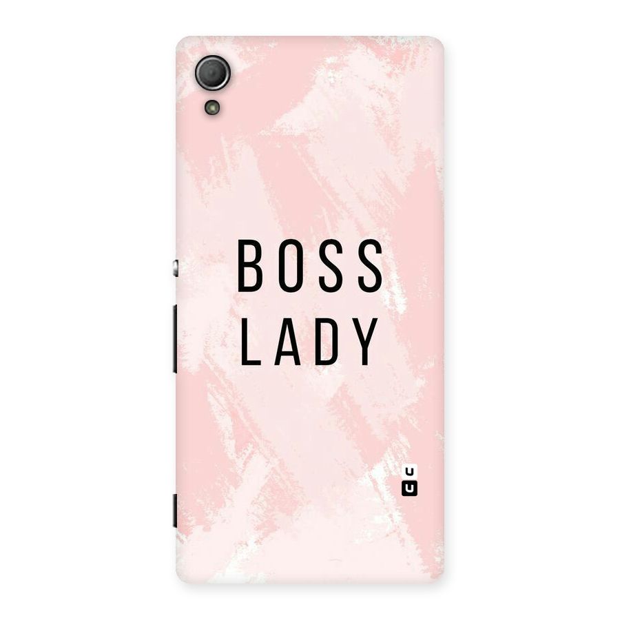 Boss Lady Pink Back Case for Xperia Z4
