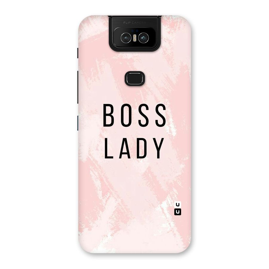 Boss Lady Pink Back Case for Zenfone 6z