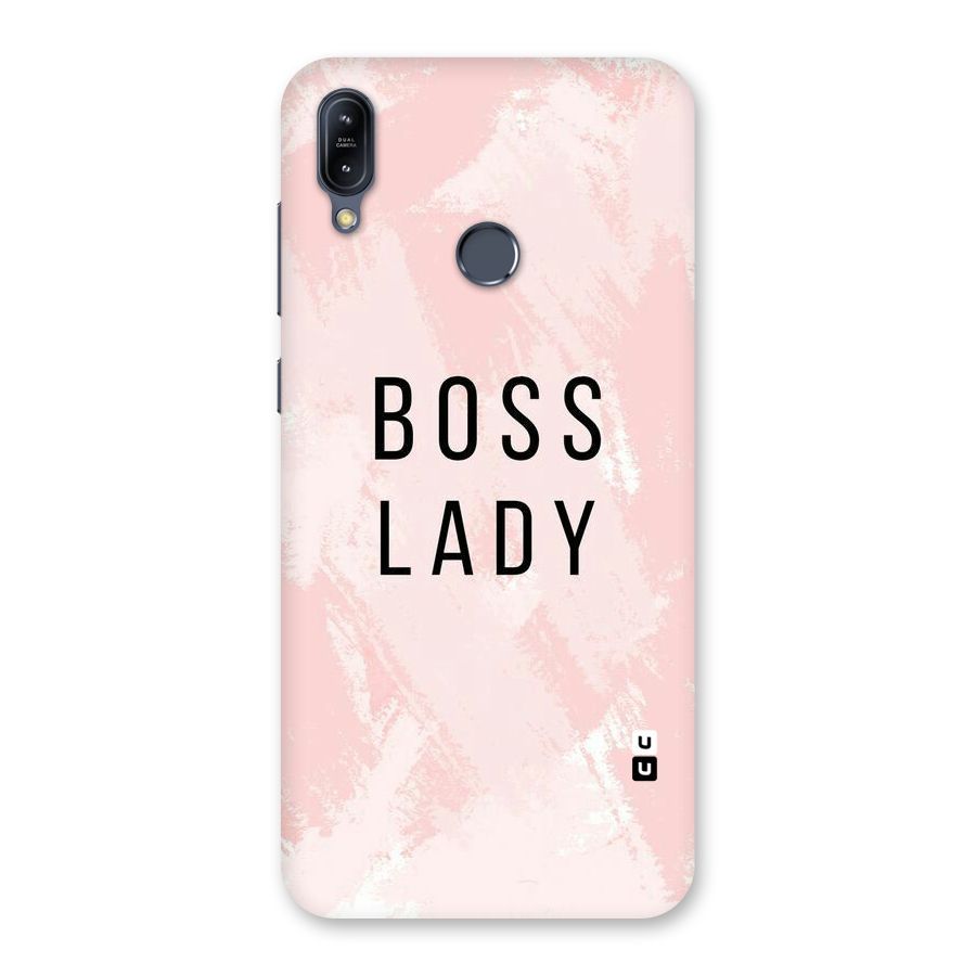 Boss Lady Pink Back Case for Zenfone Max M2