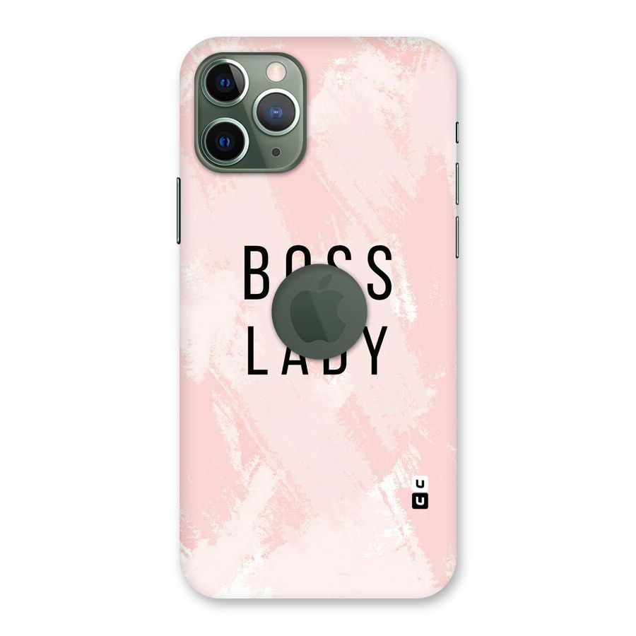 Boss Lady Pink Back Case for iPhone 11 Pro Logo  Cut