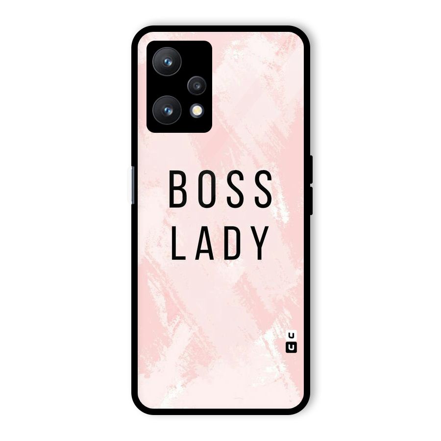 Boss Lady Pink Glass Back Case for Realme 9 Pro 5G