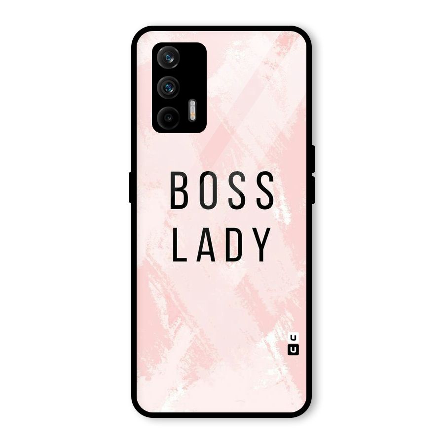Boss Lady Pink Glass Back Case for Realme GT 5G
