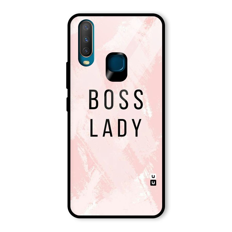Boss Lady Pink Glass Back Case for Vivo U10
