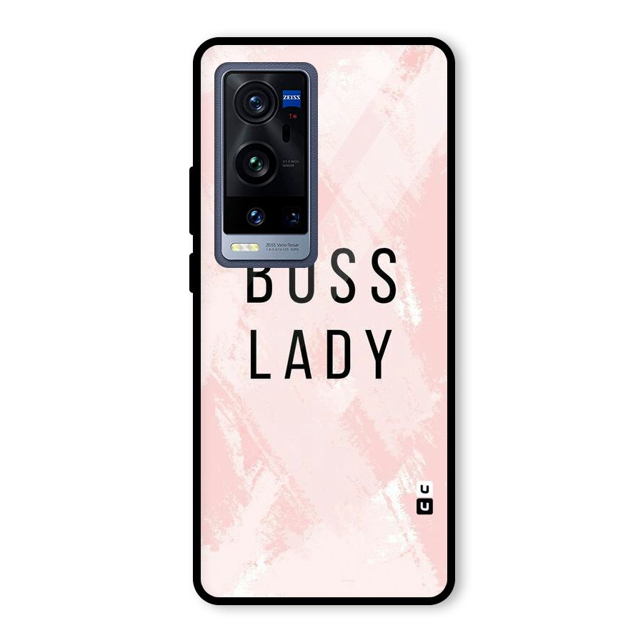 Boss Lady Pink Glass Back Case for Vivo X60 Pro Plus