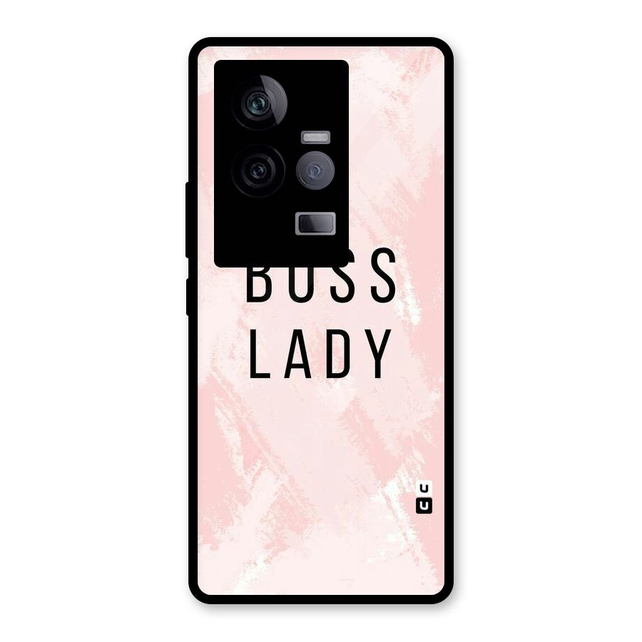 Boss Lady Pink Glass Back Case for Vivo iQOO 11 5G