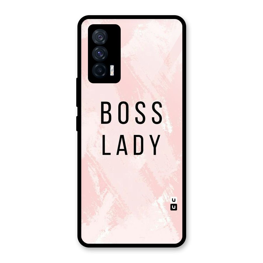 Boss Lady Pink Glass Back Case for Vivo iQOO 7 5G