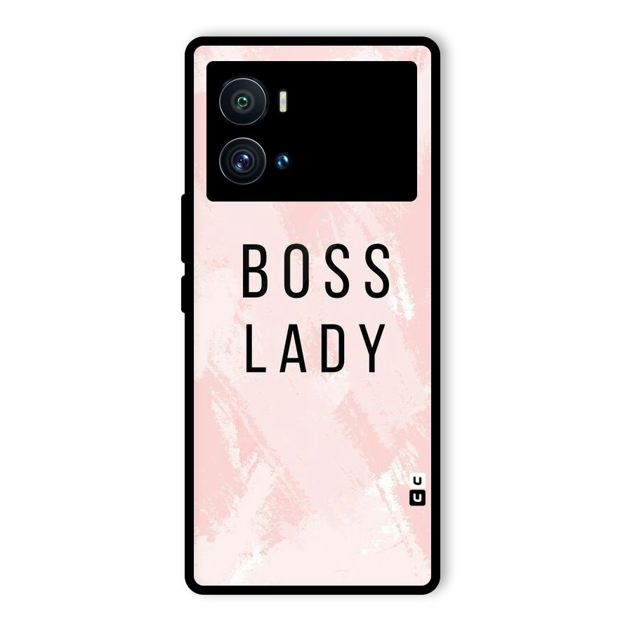 Boss Lady Pink Glass Back Case for Vivo iQOO 9 Pro