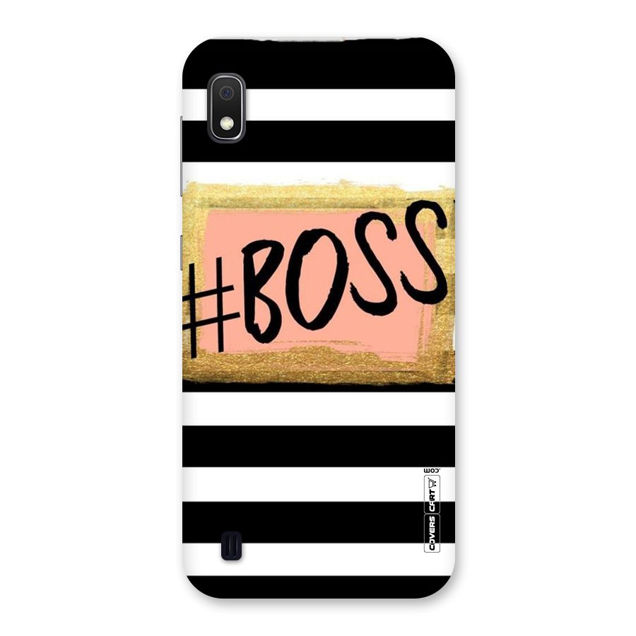 Boss Stripes Back Case for Galaxy A10