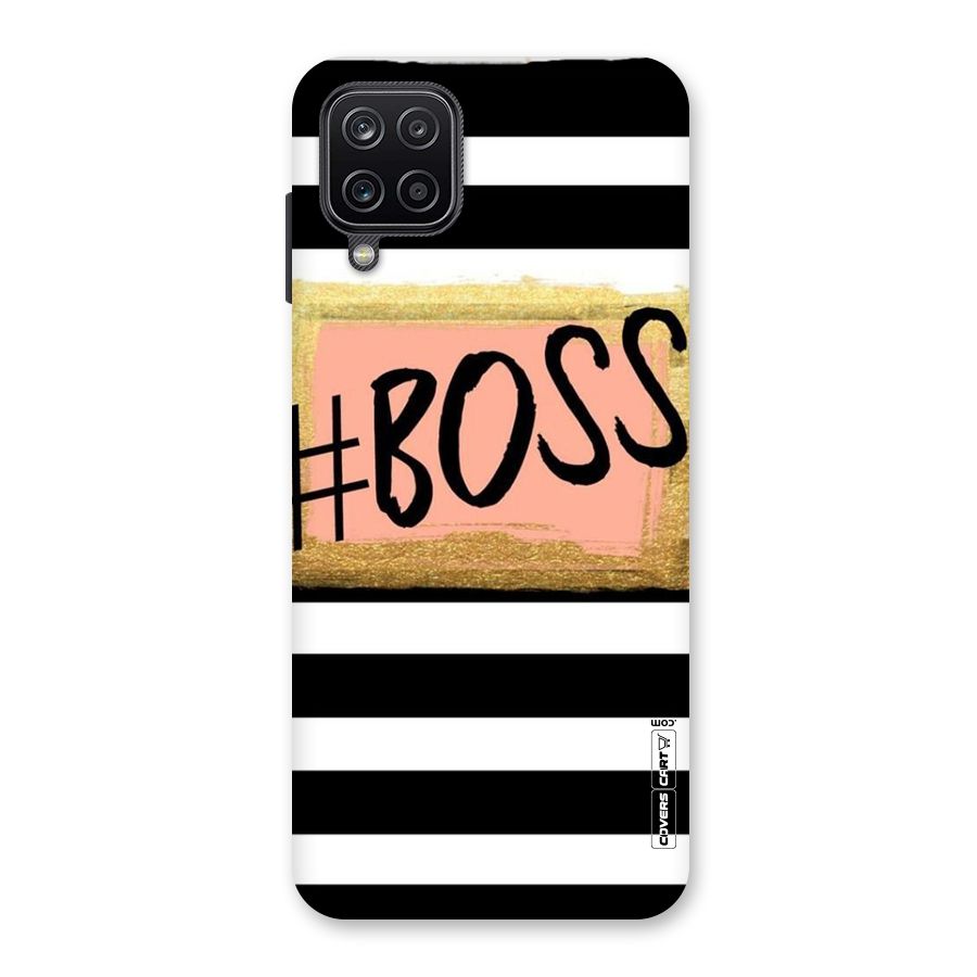 Boss Stripes Back Case for Galaxy A12