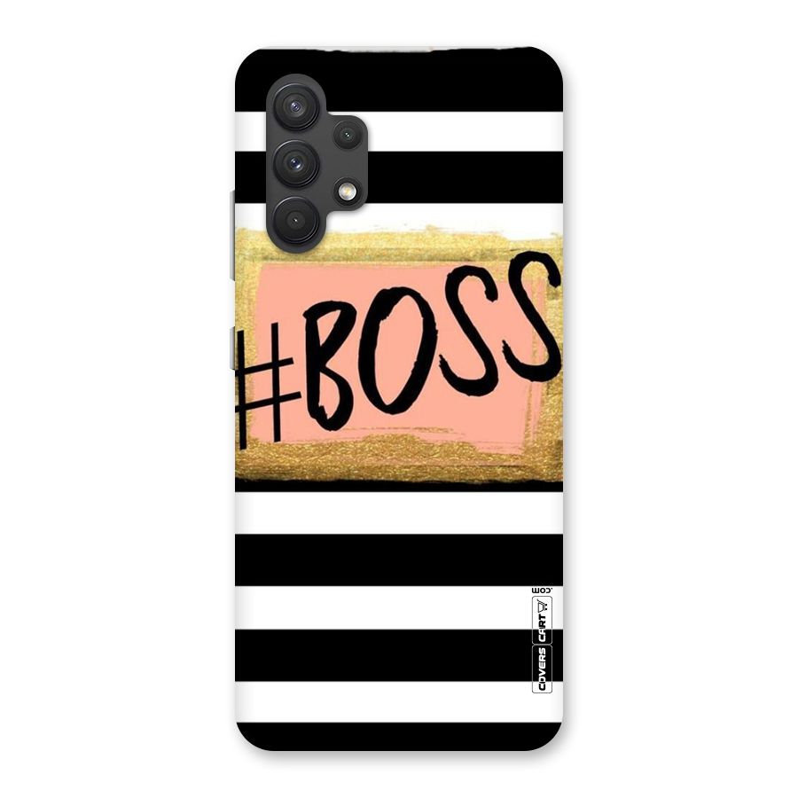 Boss Stripes Back Case for Galaxy A32
